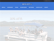 Tablet Screenshot of bigbearmarina.com